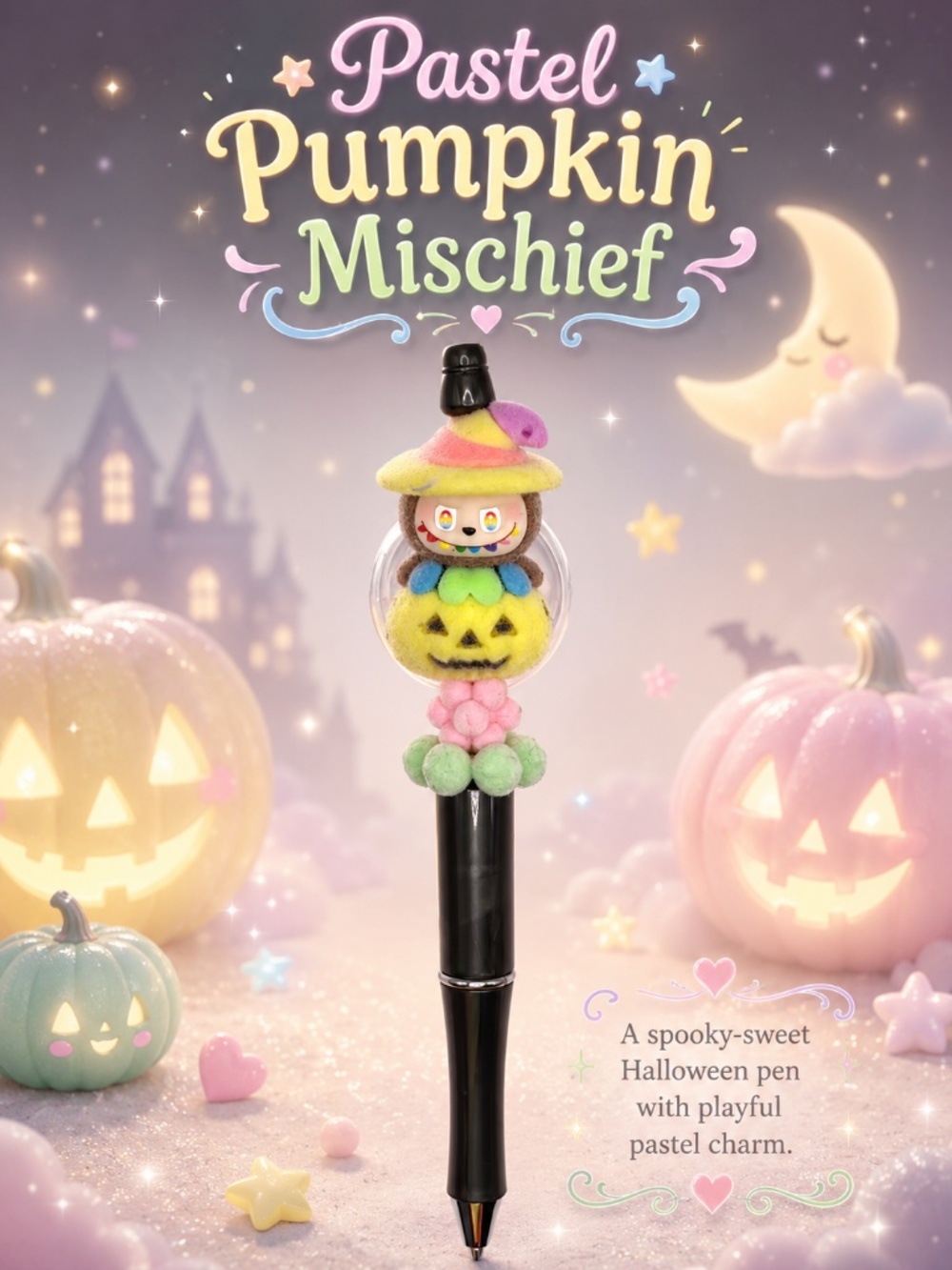 Pastel Pumpkin Mischief Pen